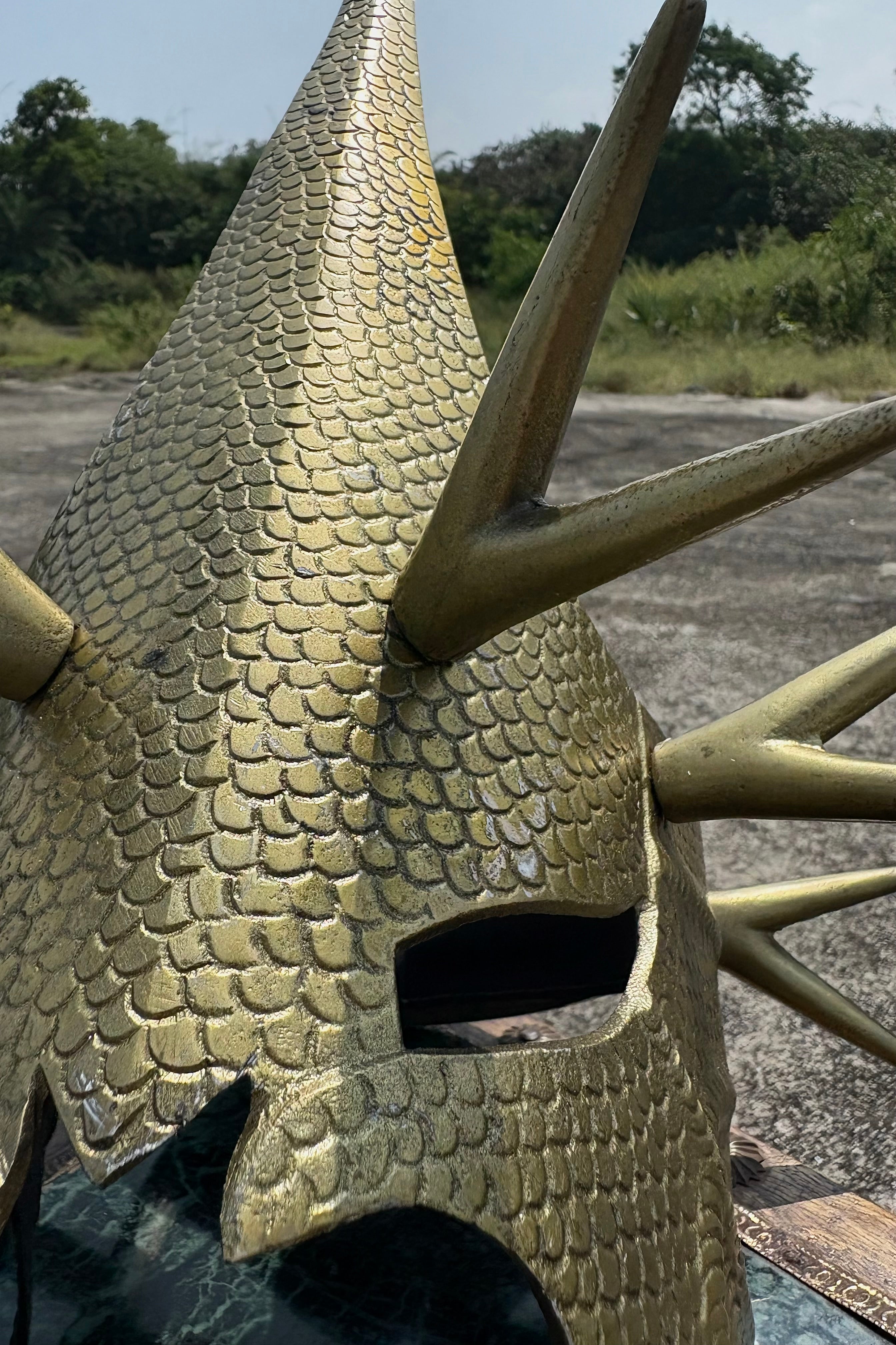 WITCH KING HELMET: VIPER GOLD